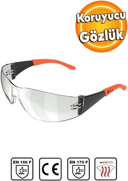 Antifog Şeffaf Laboratuvar Gözlüğü, Güvenlik ve Netlik Sağlayan Koruyucu Ürün
