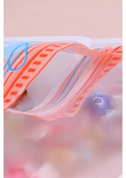 3'lü Kilitli Saklama Poşeti Seti, Küçük Orta Büyük Boy, Beyaz Renk modelleri