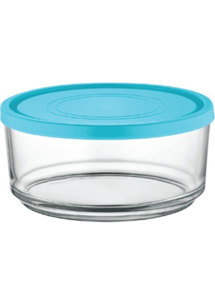 Mavi 450 cc Cam Saklama Kabı, Dayanıklı ve Şık Mutfak Gereci