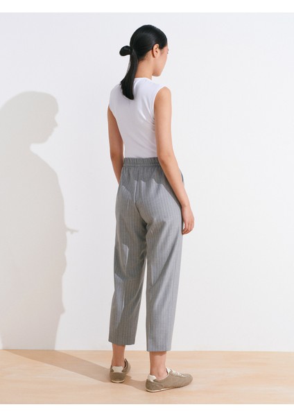 72142 Bağcıklı Jogger Pantolon-Gri fiyatları