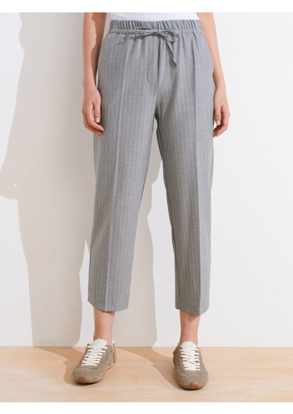 72142 Bağcıklı Jogger Pantolon-Gri indirimleri