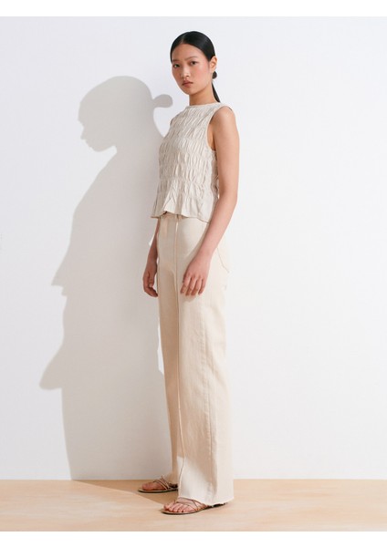 50845 Kolsuz Crop Bluz-Natural modelleri