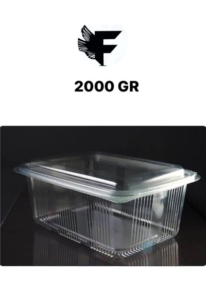 Beyaz 2000 gr Kapaklı Derin Saklama Kabı Seti, 10 Adet, Sızdırmaz ve Kullanışlı modelleri