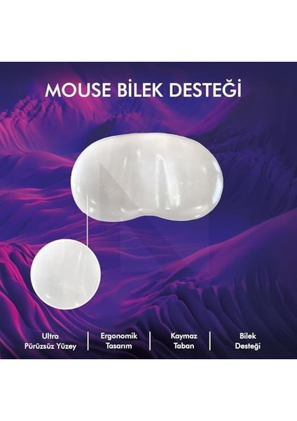 - Jel Mouse ve Klavye Bilek Destek Pedi | Yumuşak, Ergonomik, El Bileği Dinlendirme Pedi (Fare Bilek Desteği, Şeffaf) fiyatları