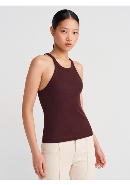 21143 Kolsuz Askılı Top-Kahve