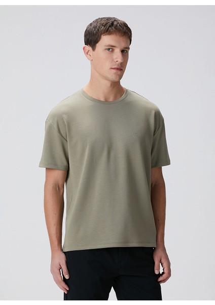 Haki Erkek Slim Fit T-Shirt 1094075 fırsatları