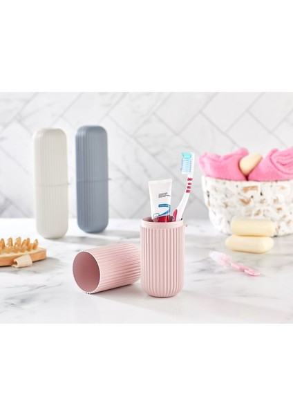 Çok Renkli Seyahat Kabı ve Makyaj Kutusu, Pratik ve Şık Tasarım