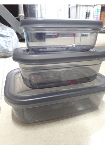 3'lü Saklama Kabı Seti, 400ML-1,2L, Renkli ve Dayanıklı Plastik Malzeme fırsatları