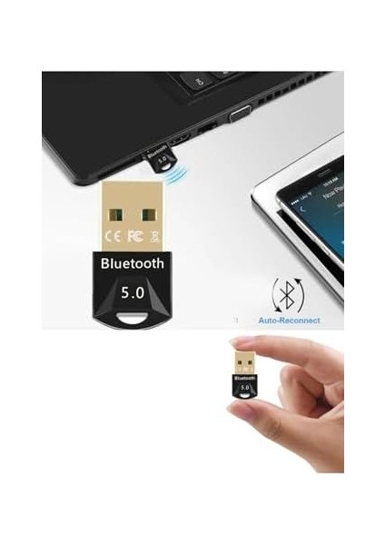 Masaüstü Bilgisayar Bluetooth Adaptör V5.0 USB Dongle Bluetooth Aparatı Çevirici Dönüştürücü modelleri