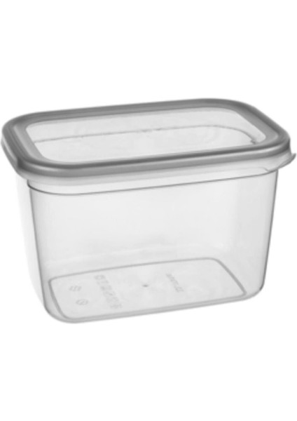 Gri 800ML Kapaklı Saklama Kabı, Pratik ve Şık Depolama Çözümü