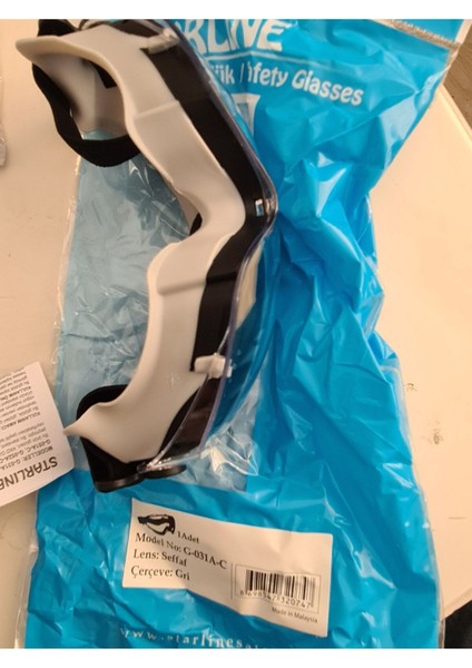 Tam Koruma Güvenlik Gözlüğü, Şeffaf ve Rahat Kullanım fırsatları