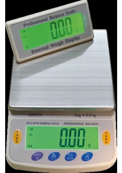 Diamond Dijital Göstergeli Çift Ekran Hassas Terazi NVZ-1978 (5 Kg-0.01)