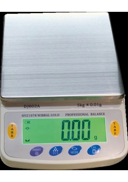 Diamond Dijital Göstergeli Profesyonel Hassas Terazi NVZ-1978 (5 Kg-0.01)