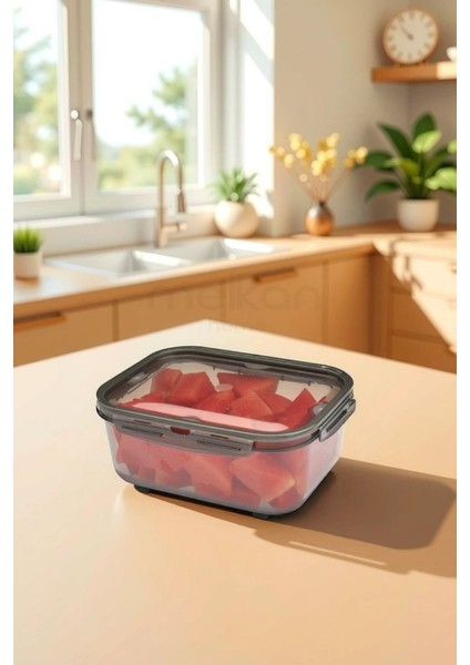 4l Füme Sızdırmaz Kapaklı Saklama Kabı, Güçlü ve Şık Tasarım fırsatları