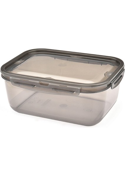 4l Füme Sızdırmaz Kapaklı Saklama Kabı, Güçlü ve Şık Tasarım