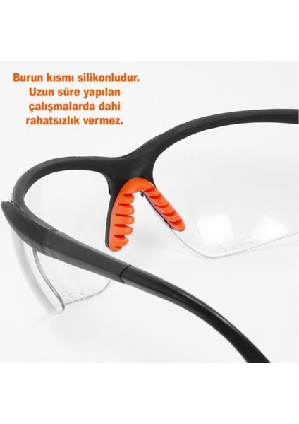 Şeffaf Silikon Koruyucu Gözlük, 12 Adet, Güvenlik ve Deney Için Ideal fiyatları