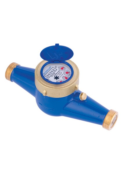 Kvs 17KR-160 1 1/4 260 mm 10M3/H Kuru Tip Çok Hüzmeli Soğuk Su Sayaçları R160