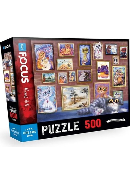 Focus 500 Parça - Cute Cats (Sevimli Kediler)