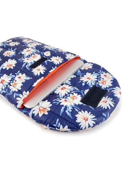 Puffer Floral Laptop Case, Su Itici, Koruyucu Pedli Bilgisayar Çantası,13 /14 , Macbook,tablet,ipad,laptop Kılıfı, Çiçek Desenli modelleri