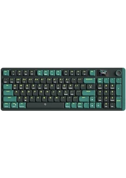 S99 Misty Forest Kablosuz Gaming Klavye - Red Switch, 4000MAH Batarya, 3 Modlu Bağlantı (Kablolu, 2.4g, Bluetooth), Tft Ekran, Rgb, Pbt Tuş, Ingilizce Q fiyatları