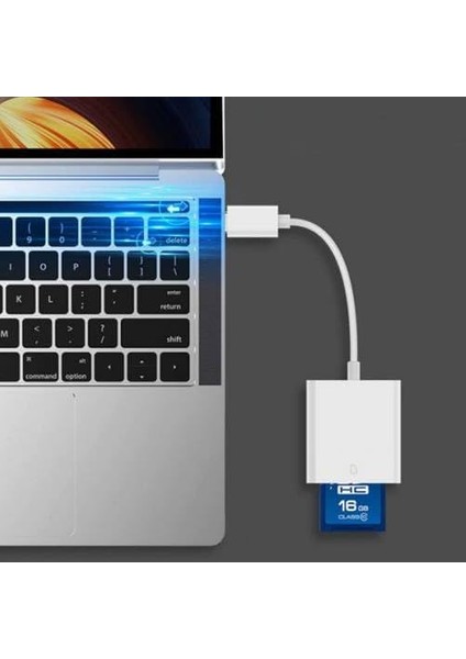 Type-C Sd Hafıza Kart Okuyucu Kamera Kart Okuyucu, Fotoğraf, Video, Dosya Aktarım Çeviricisi fiyatları