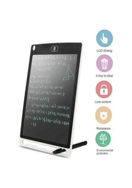 Writing Tablet LCD 8.5 Inç Dijital Kalemli Çizim Yazı Tahtası Grafik Not Yazma Eğitim Tableti fiyatları