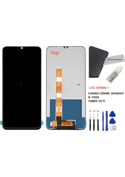 - Oppo Realme C25S Uyumlu LCD Ekran Dokunmatik Service - Pack + B-7000 + Montaj Seti fiyatları