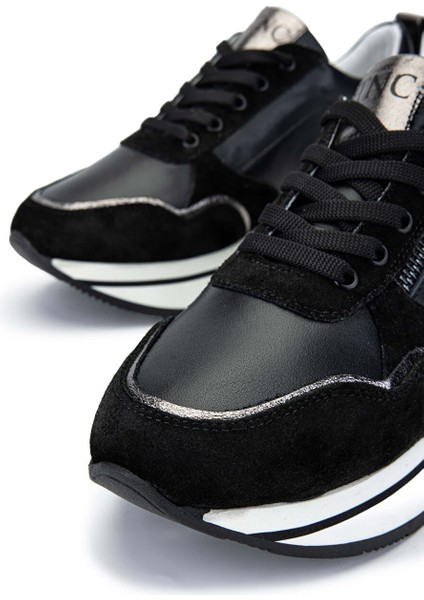 Kadın Hakiki Deri Siyah Sneakers & Spor Ayakkabı modelleri