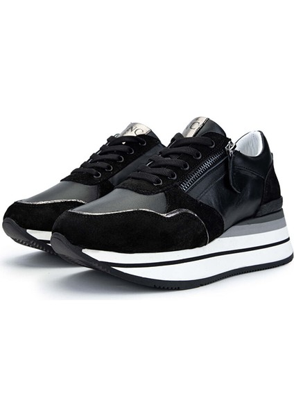 Kadın Hakiki Deri Siyah Sneakers & Spor Ayakkabı fırsatları