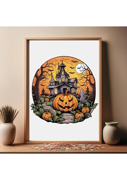 - Ahşap Puzzle Yetişkinler Için - Perili Köşk Benzersiz Parçalı Puzzle - 155 Parça Ahşap Yapboz - Yapıştırıcı Folyo Dahil - Dekoratif Ahşap Puzzle - 29X29 cm - Wz-11 fiyatları