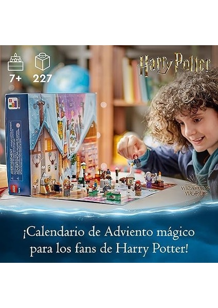Harry Potter™ Yılbaşı Takvimi 2023 76418-7 Yaş ve Üzeri Harry Potter™ Hayranı Çocuklar Için Yılbaşına Geri Sayım Yapan Yaratıcı Oyuncak Yapım Seti (227 Parça)