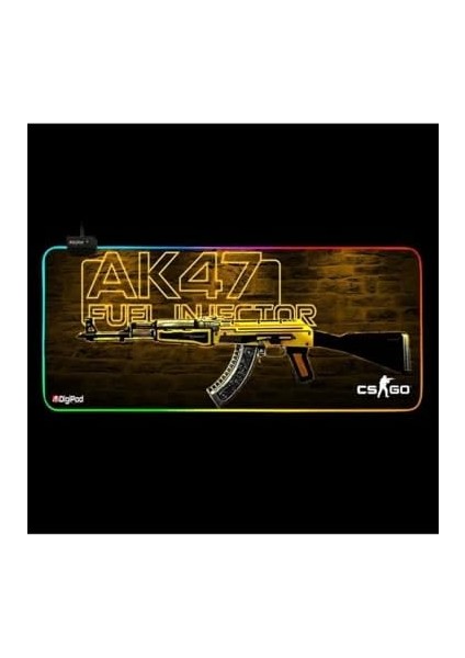 Rgb Gaming Oyuncu Mousepad Rgb AK47 70 x 30 Kaymaz Taban Mouse Pad 4mm Kalınlık modelleri