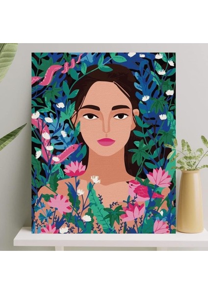 Hobi Sanat Sayılarla Boyama Tuval Seti Fırça Boya Dahil (Çıtalı) 40X50 cm - Amazon
