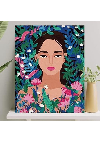 Hobi Sanat Sayılarla Boyama Tuval Seti Fırça Boya Dahil (Çıtalı) 40X50 cm - Amazon modelleri