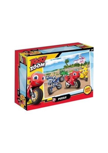 Games Ricky Zoom Lisanslı 100 Parça 34X24CM Çocuk Puzzle Yapboz Serisi fiyatları