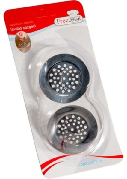 Beyaz Metal Lavabo Süzgeci, Güçlü ve Şık Tasarım