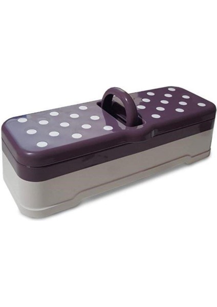 4 Bölmeli Benekli Kapaklı Baharatlık, Şık ve Fonksiyonel Baharat Saklama Kutusu fiyatları