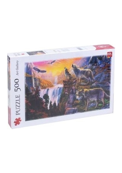 Galry Kzl Puzzle 500 Lü 1000 Li (Kurtlar)