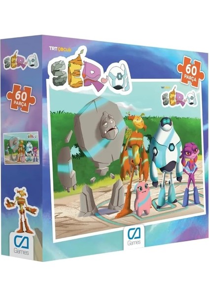 Games Ser-A Lisanslı 60 Parça 34X24CM Çocuk Puzzle Yapboz Serisi