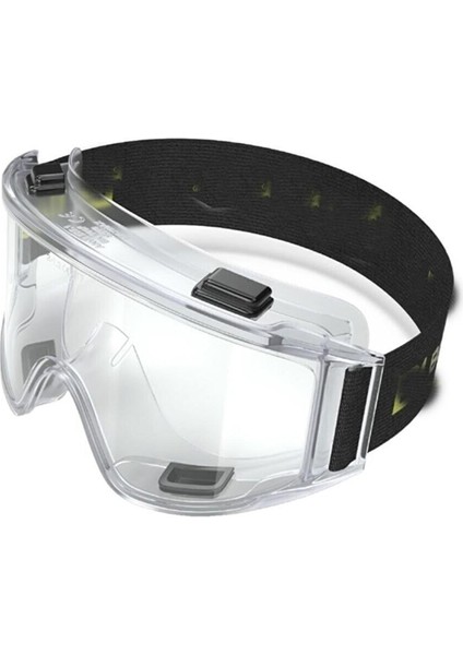 Kimyasal Güvenlik Gözlüğü, Şeffaf, Toz ve Işık Koruyucu, Silikon, Buğulanmaz indirimleri