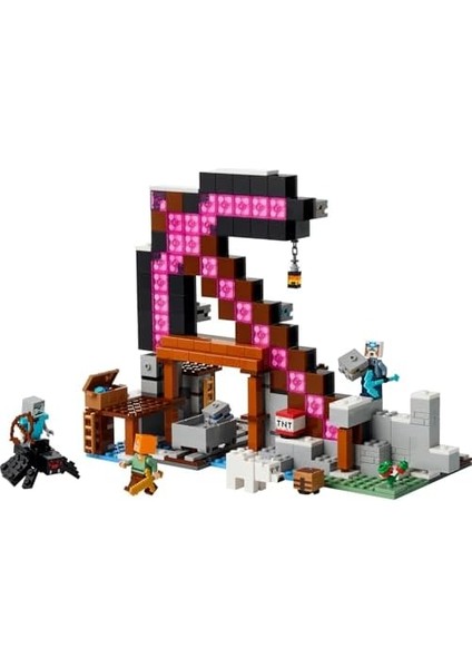 Minecraft Kazma Madeni 21277-8 Yaş ve Üzeri Minecraft Hayranı Çocuklar Için Video Oyunu Temalı, Dekoratif Yaratıcı Oyuncak Yapım Seti, Doğum Günü Hediyesi Fikri (530 Parça) fiyatları
