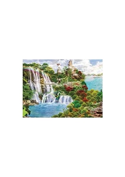 FOCUS-1000 Parça Puzzle - Forest And Waterfall modelleri