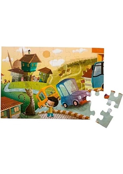 40 Parça Puzzle Şehirde modelleri