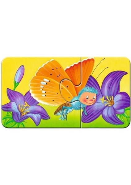 73139 Puzzle Bahçe Hayvanları, 9 x 2 Parça modelleri