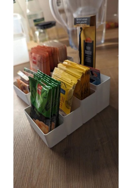 Beyaz Mutfak Hamur Işi Paketleri Organizeri, Pratik ve Şık Saklama Çözümü fiyatları