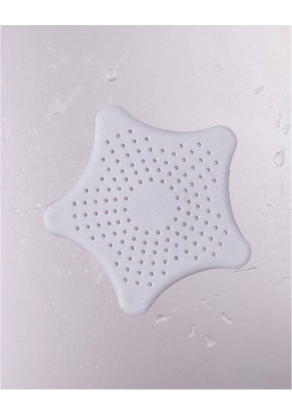 Beyaz Lavabo ve Küvet Süzgeci, Dayanıklı ve Şık Tasarım.