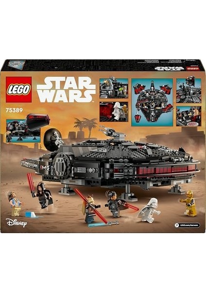 Star Wars Karanlık Falcon 75389 - 10 Yaş ve Üzeri Star Wars Seven Kız ve Erkek Çocukları Için C-3po Dahil 6 Minifigür Içeren Oyuncak Araç Yapım Seti, Çocuk Doğum Günü Hediyesi Fikri (1579 Parça) fiyatları