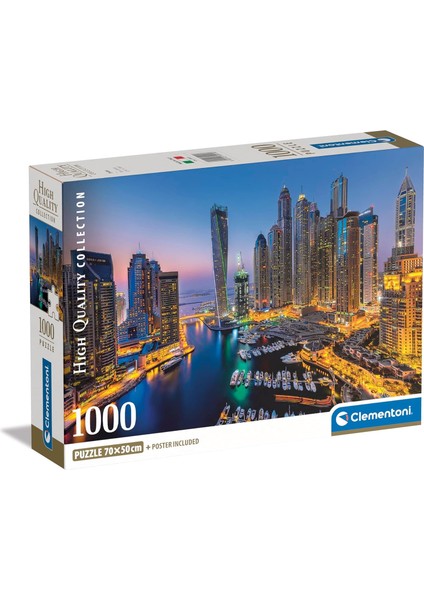 1000 Parça Yüksek Kaliteli Koleksiyon Puzzle Dubai (Compact Box)