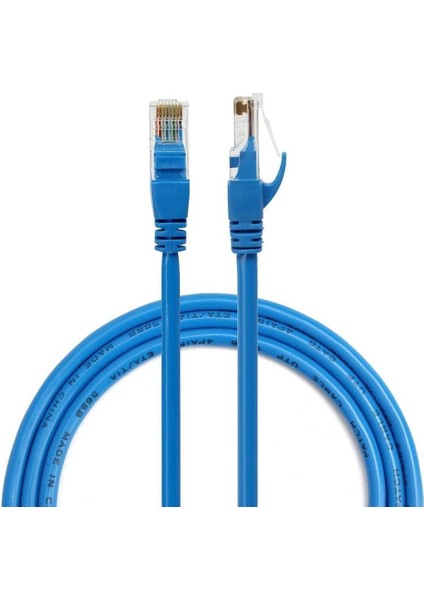 4219 Cat6 Ethernet Patch Internet Kablosu 40 Metre, Mavi