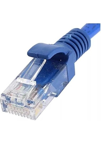 4219 Cat6 Ethernet Patch Internet Kablosu 40 Metre, Mavi modelleri
